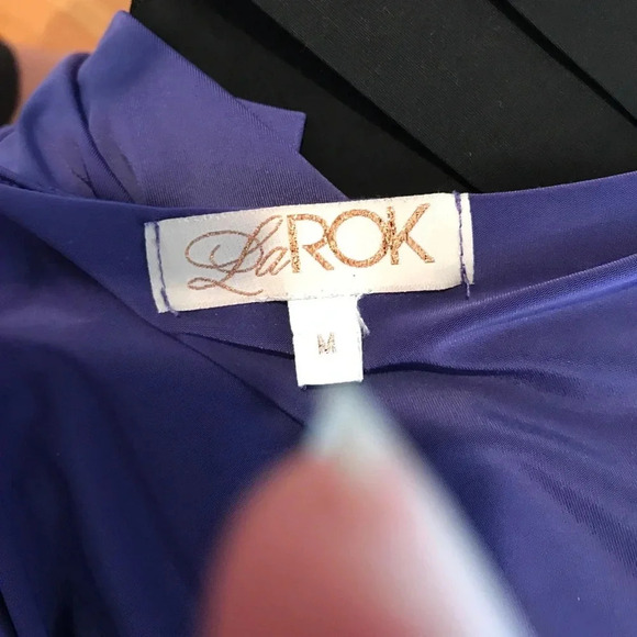 La Rok purple dress size M - Picture 6 of 8
